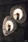 Sauna Thermo- und Hygrometer DUO Glasfaseroptik Beleuchtung für sauna SAUNA LICHT CARIITTI THERMOHYGROMETER CARIITTI THERMOHYGROMETER