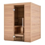 SAUNAINTER Sauna Cabins SAUNA CABIN WITH GLASS 163x163x205, AUROOM