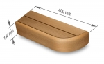 Modulare Elemente für Saunabank MODUL ENDE, THERMO ESPE, 400mm