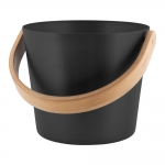 Sauna buckets, pails, basins RENTO BUCKET, BLACK, 5,0L RENTO BUCKET «MULTICOLOR DUO» 5,0L